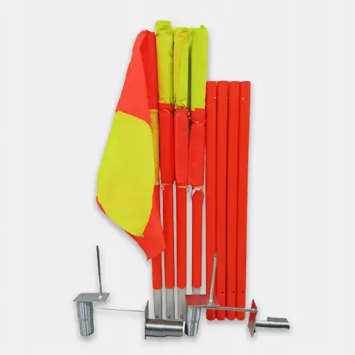 SET DE 4 POSTES DE ESQUINA BASE RESORTE CON MALETIN